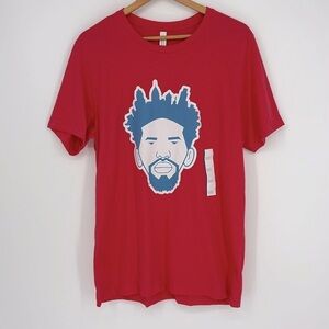 Bella Canvas Joel Imbiid Philadelphia 76ers Tee Men’s Size Large New With Tags!